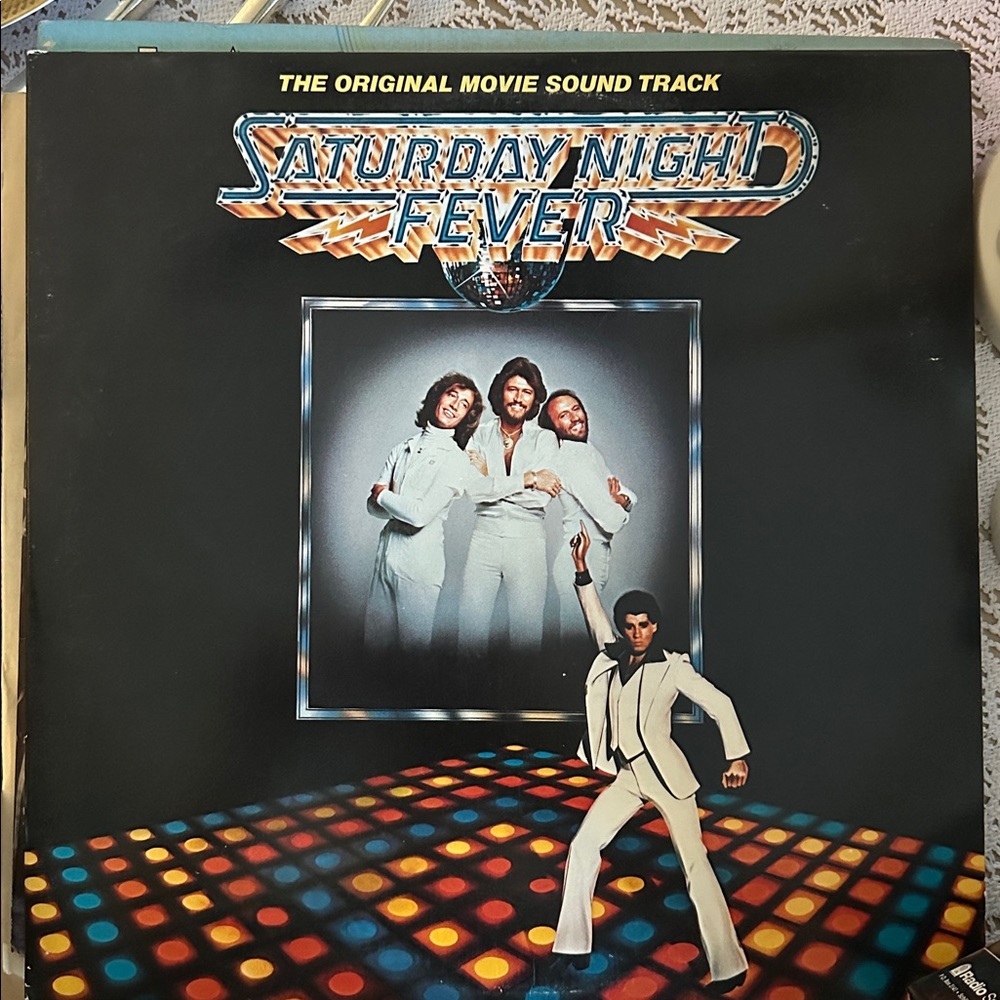 Vintage “Saturday Night Fever” The Orignal Movie Sound Track Vinyl Album • EUC